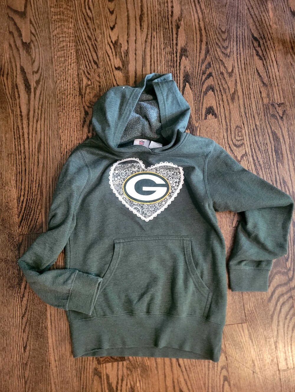 NFL Gray and White Team Apparel Label